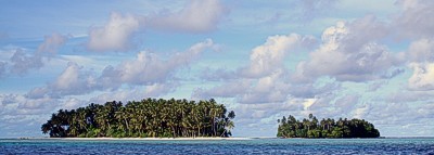 Het in tween gesplitste eiland - Foto: H. Saris
