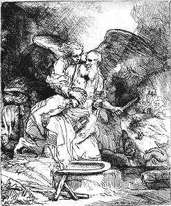 Abraham offert zijn zoon Isaac